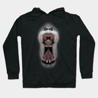 Angry Neko Demon Face Hoodie